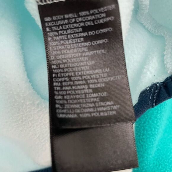 The North Face Glacier Colorblock Fleece 1/4 snap Sweater Size 10-12 - Picture 4 of 5